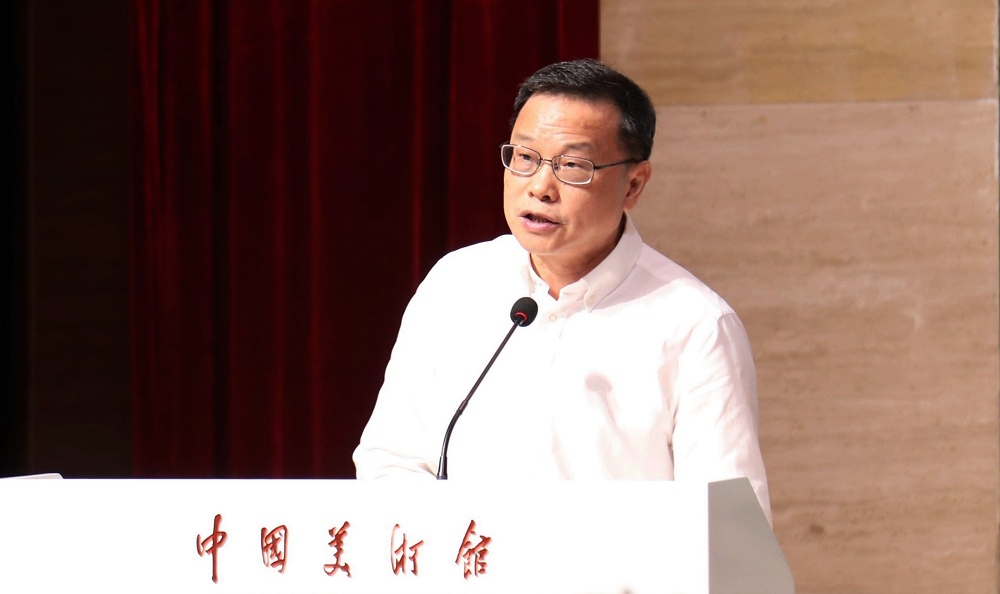 廣西文聯(lián)黨組成員、副主席匡達藹在致辭